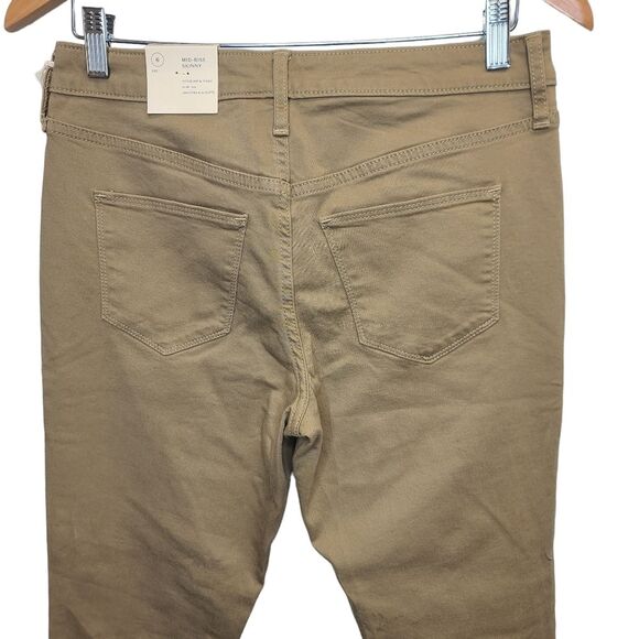 NWT Universal Thread Womens Mid-Rise Skinny Pants Tan Sz 6/28R - Picture 8 of 16